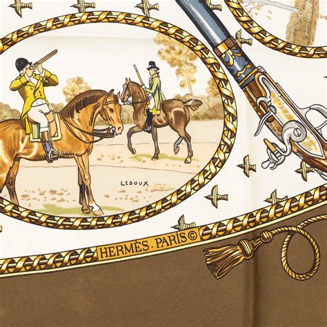 hermes la chase a tir|Hermes, a La Chasse A Tir silk scarf, designed by Philippe .